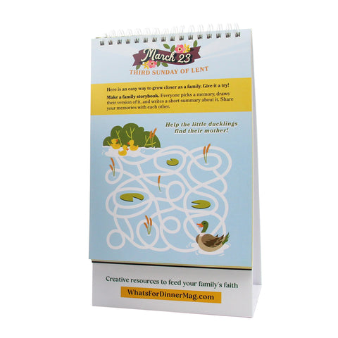 2025 Lent Adventures Table-top Calendar